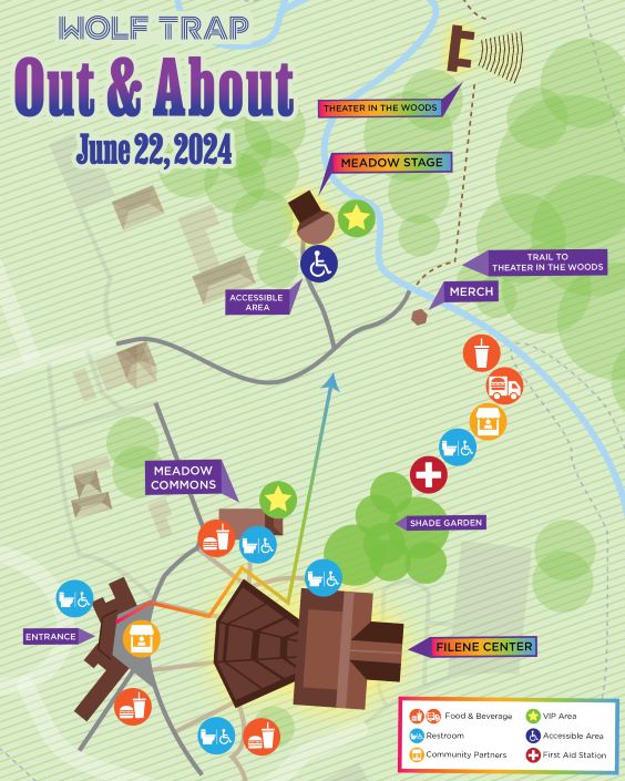 Out & About Festival map