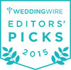 WeddingWire Editors' Pick 2015'