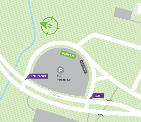 Wolf Trap Drive-In Parking Map