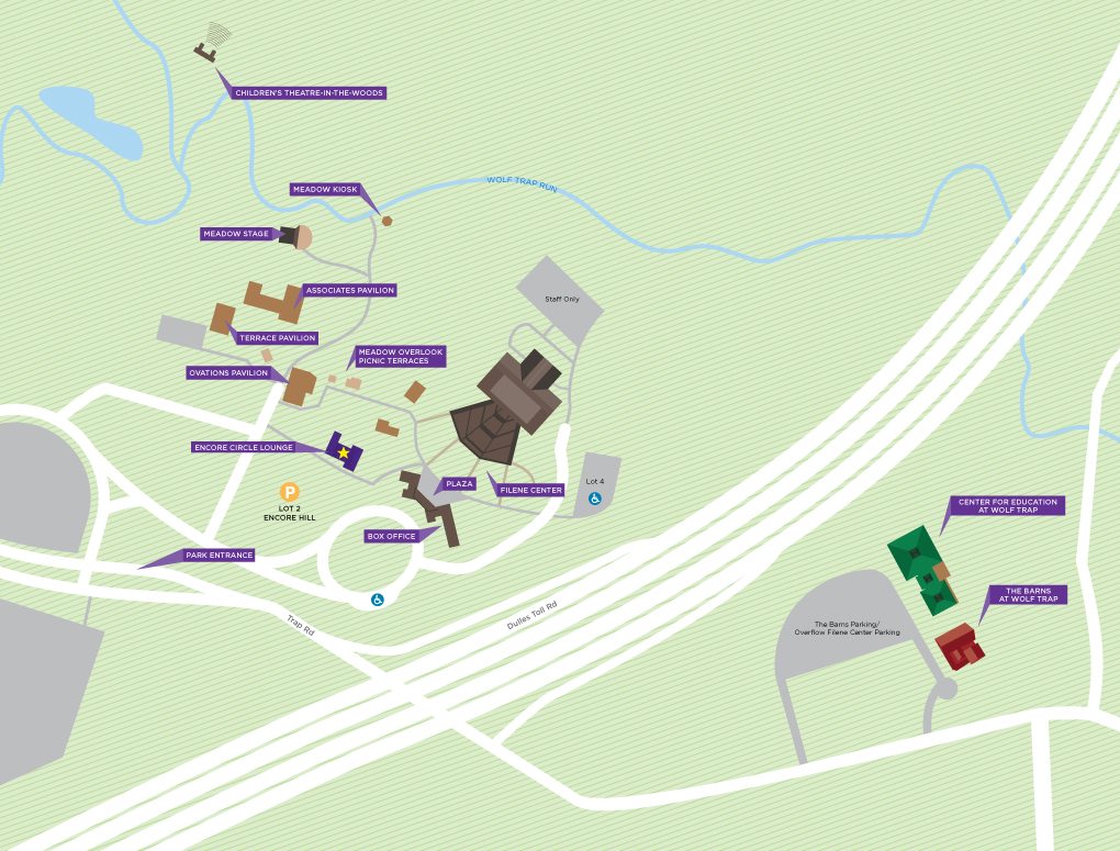 Wolf Trap Park Map