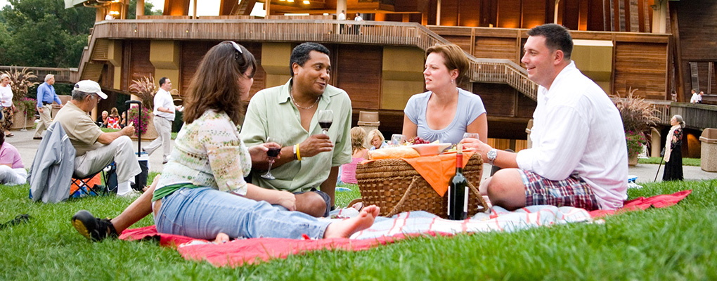 Picnic on the lawn