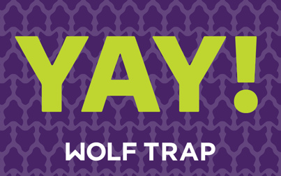 Wolf Trap "Yay!" gift card