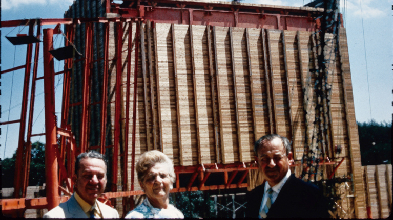 Catherine Filene Shouse at Filene Center Groundbreaking