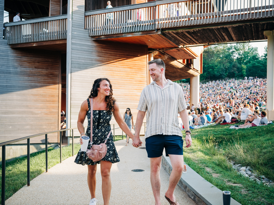 Couple at Wolf Trap's Filene Center
