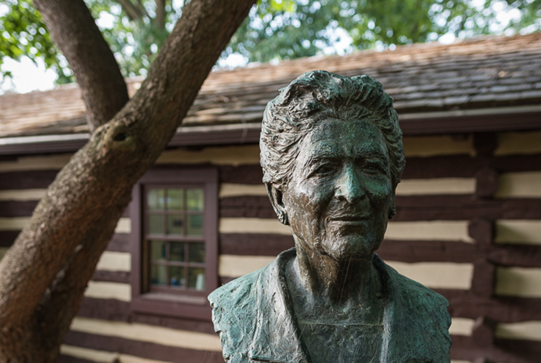 Catherine Filene Shouse Bust at Wolf Trap National Park
